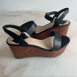 ALDO Black Sandal Platforms | 8.5 NWOT